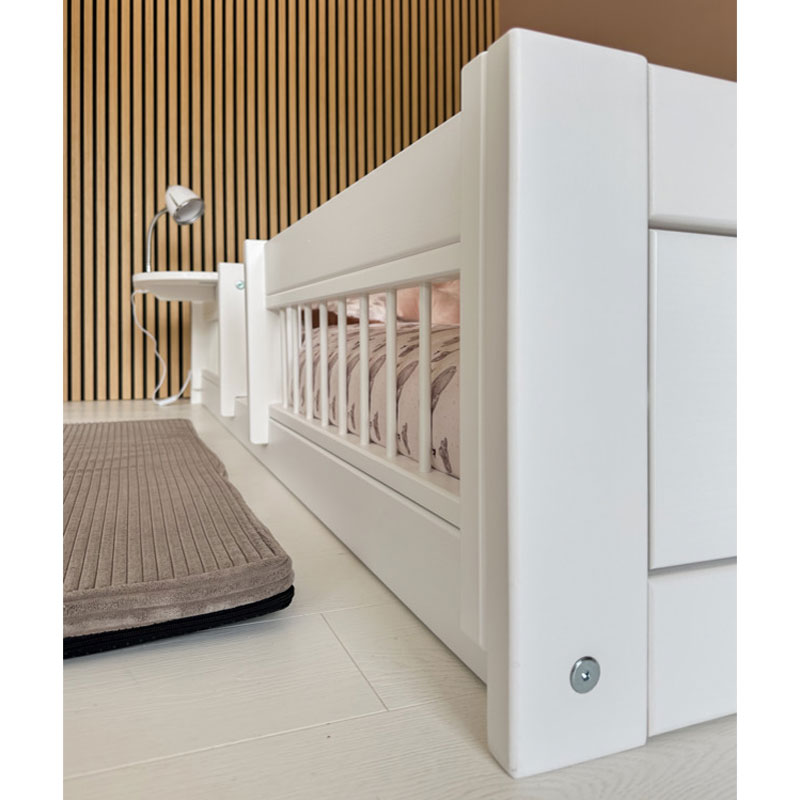 LIFETIME Montessori Bett 120x200cm in weiß