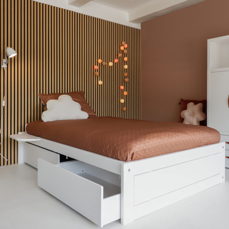 LIFETIME Montessori Bett 120x200cm in weiß