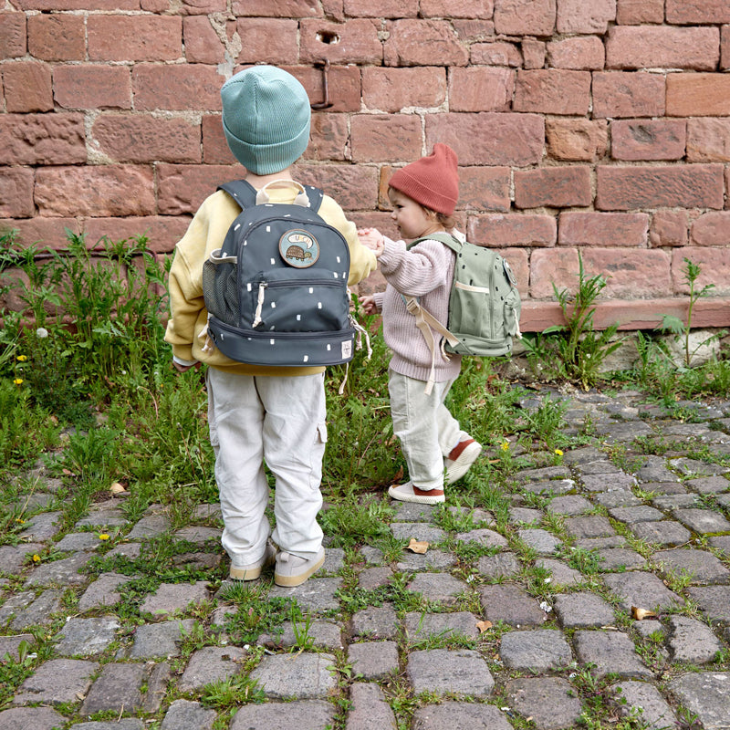 Lässig kleiner Rucksack 'Happy Prints' in blau
