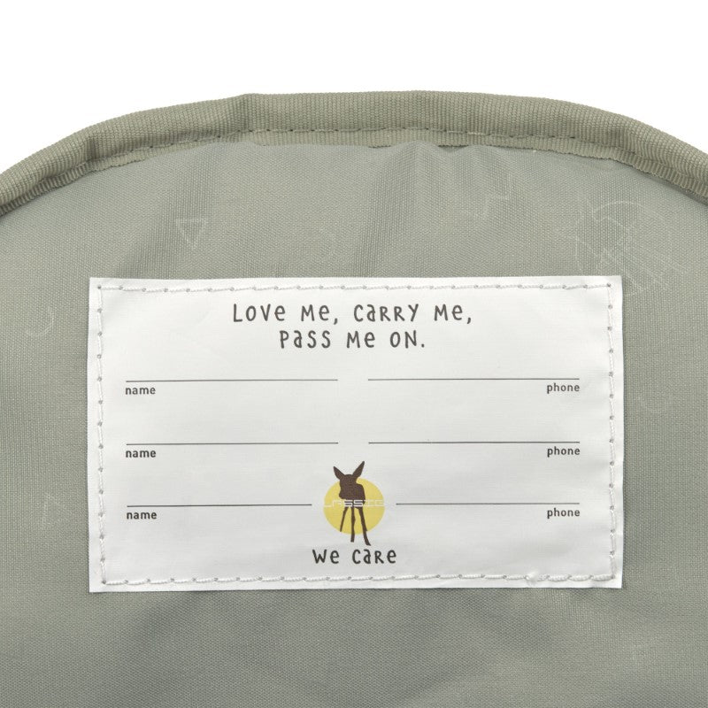 Lässig kleiner Rucksack 'Happy Prints' in blau