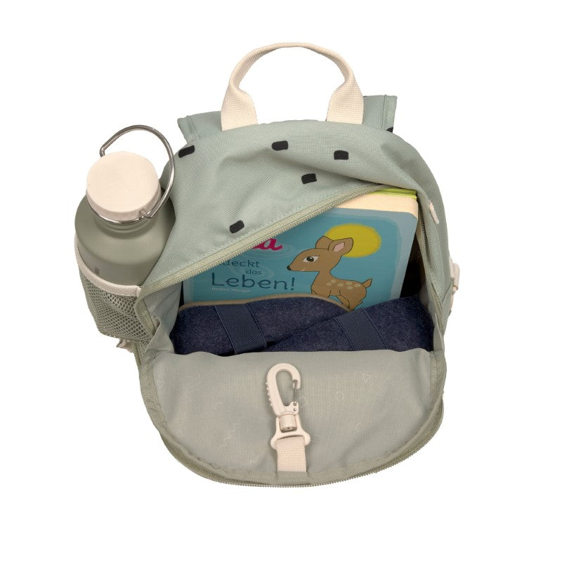 Lässig kleiner Rucksack 'Happy Prints' in oliv
