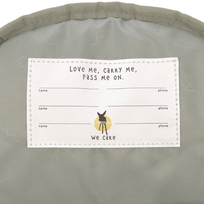 Lässig kleiner Rucksack 'Happy Prints' in oliv