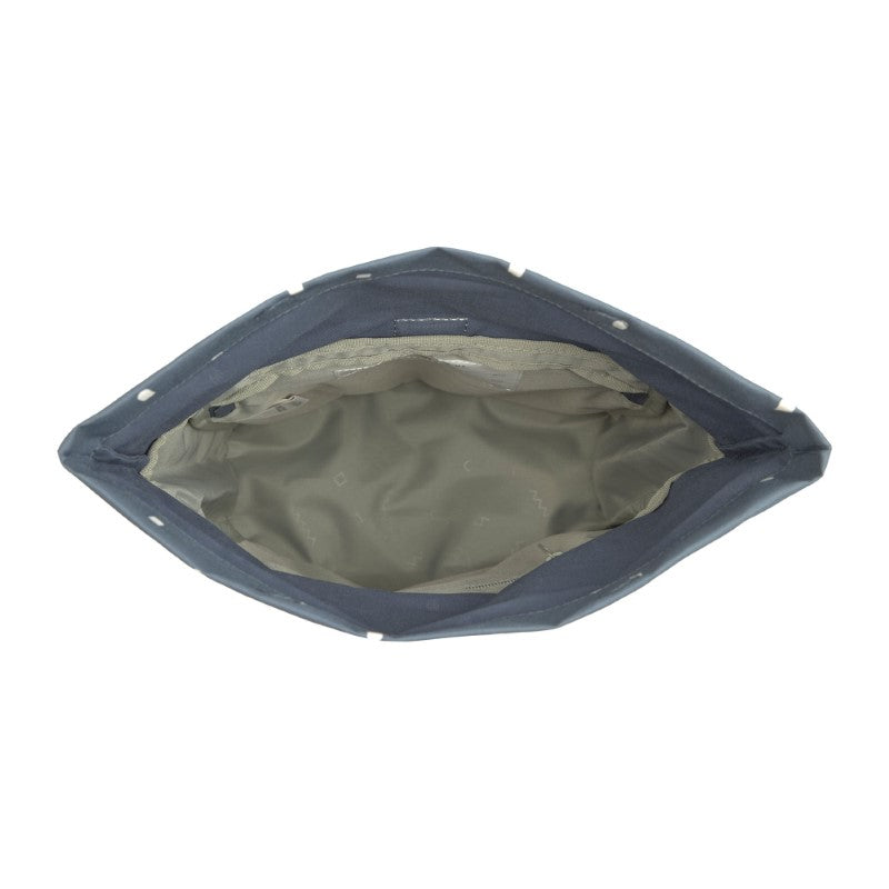 Lässig kleiner Rucksack Rolltop 'Happy Prints' in blau