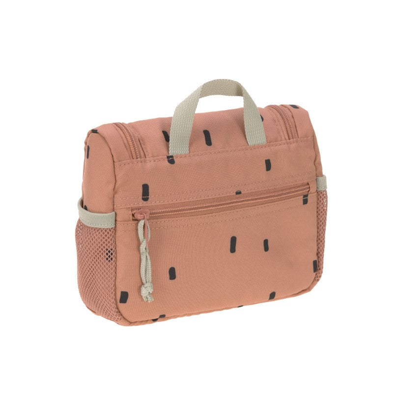 Lässig Kulturbeutel 'Happy Prints' in karamell