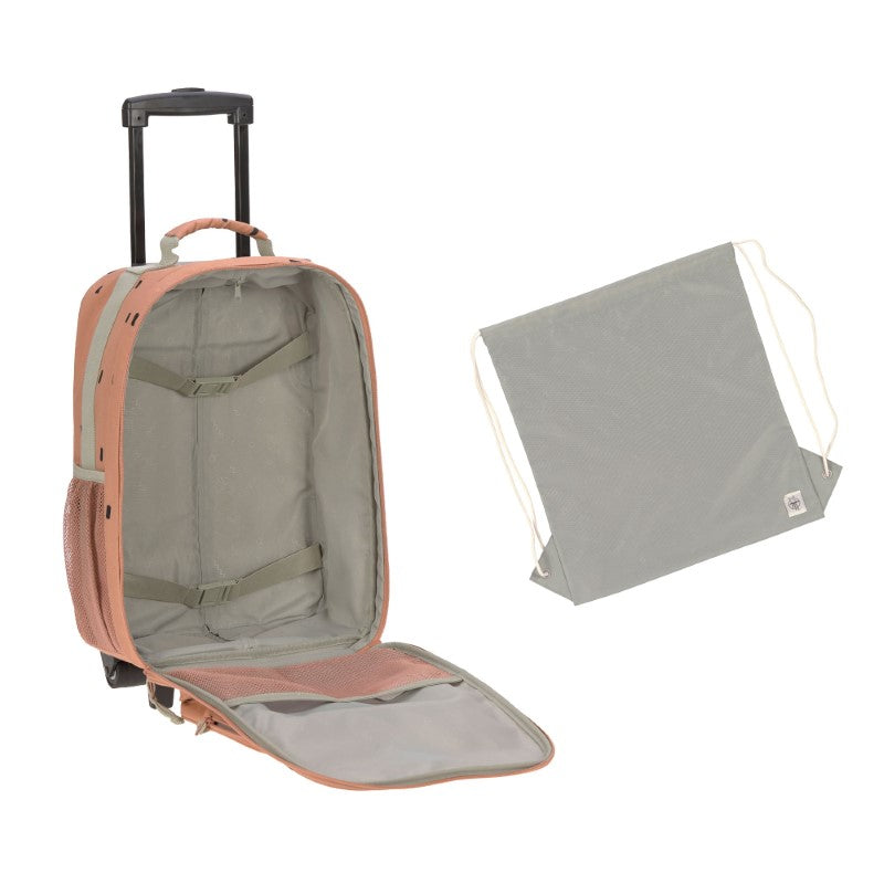 Lässig Kinderkoffer 'Happy Prints' in karamell