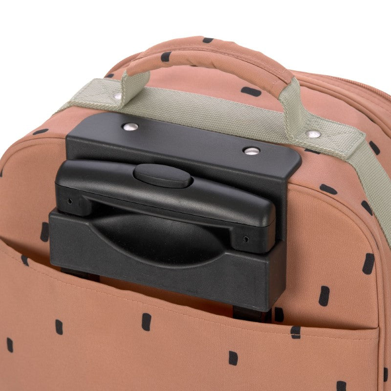 Lässig Kinderkoffer 'Happy Prints' in karamell