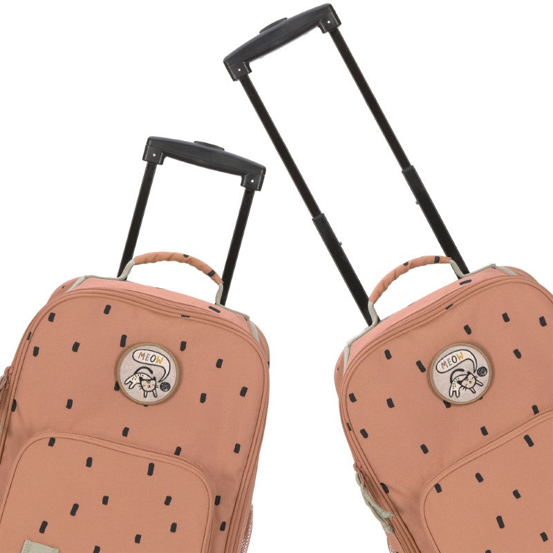 Lässig Kinderkoffer 'Happy Prints' in karamell