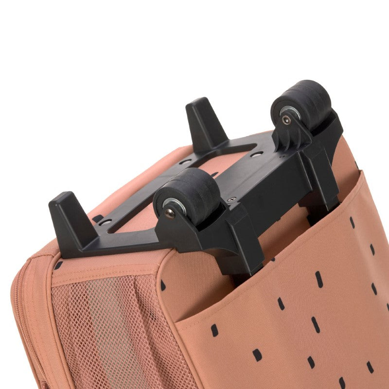 Lässig Kinderkoffer 'Happy Prints' in karamell