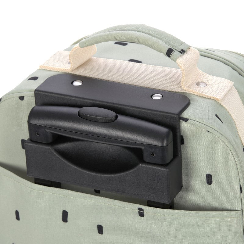 Lässig Kinderkoffer 'Happy Prints' in oliv