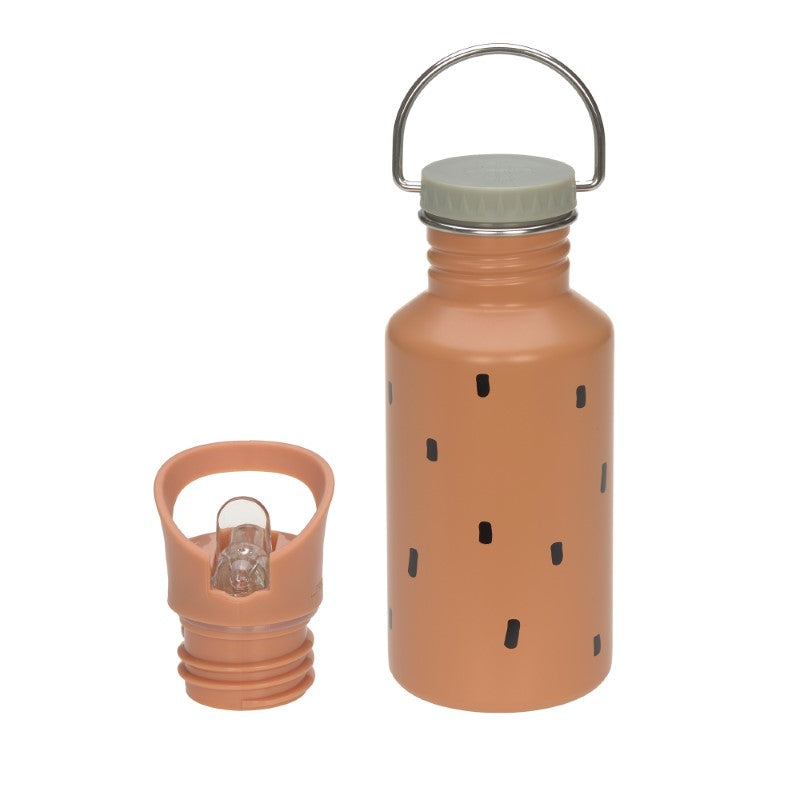 Lässig Trinkflasche 'Happy Prints' in karamell
