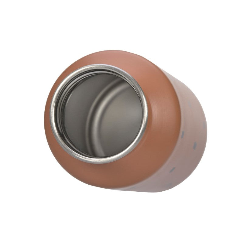 Lässig Trinkflasche 'Happy Prints' in karamell