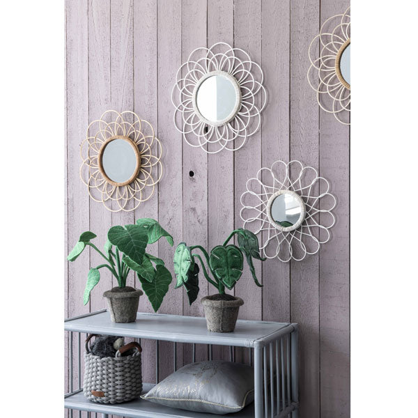 Kidsdepot Spiegel "Zoom" in weiß  Ø 45cm