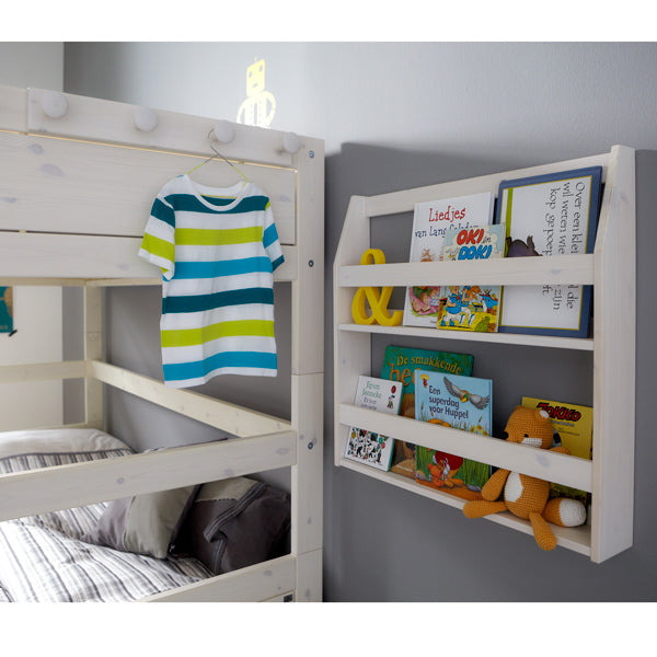 LIFETIME Kleiderhakenleiste für Betten in weiß