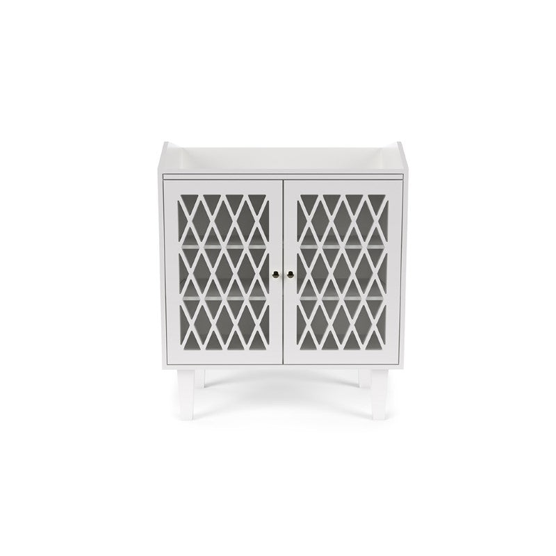 Cam Cam nostalgische Wickelkommode/Kommode 'Harlequin' in weiß 84x100cm