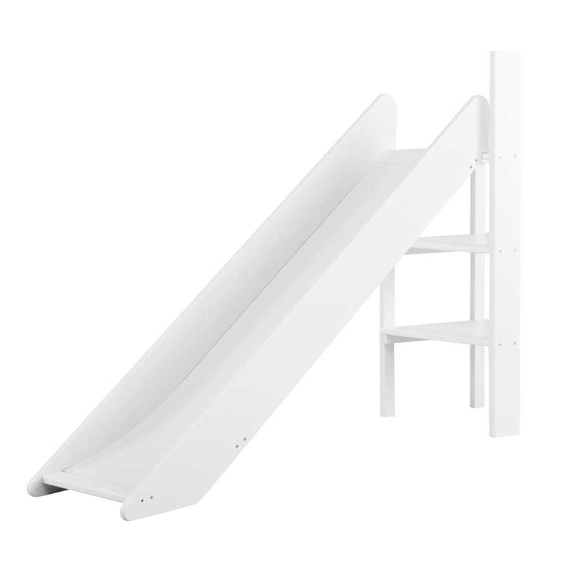 LIFETIME Rutschenturm für halbhohes Bett in weiß oder white wash