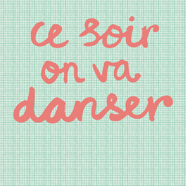 Eijffinger Rice "Everyday Magic" Tapetenwandbild Tonight we will dance  - mint