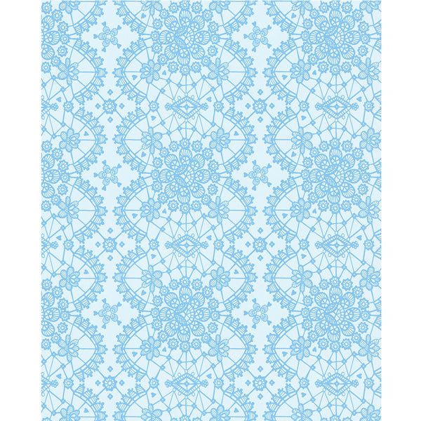 Eijffinger Rice "Everyday Magic" Tapete Floral Mandala in blau