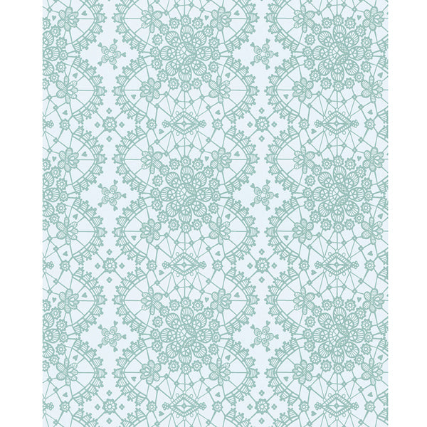 Eijffinger Rice "Everyday Magic" Tapete Floral Mandala in mintgrün