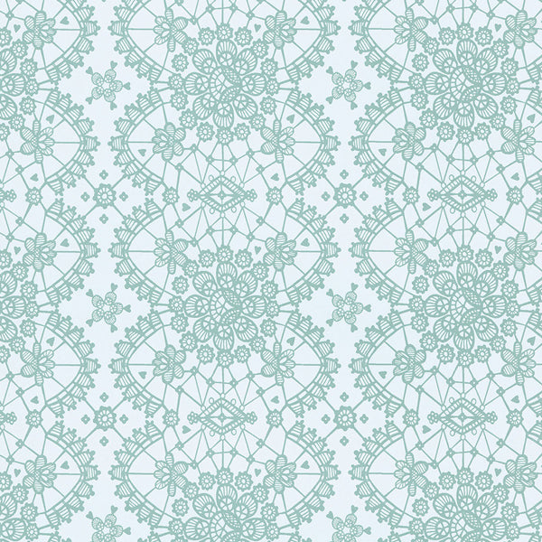 Eijffinger Rice "Everyday Magic" Tapete Floral Mandala in mintgrün