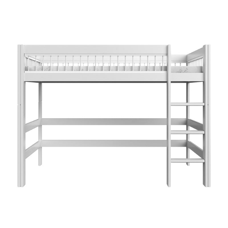 LIFETIME 'Breeze' niedriges Hochbett 90x200cm in weiß