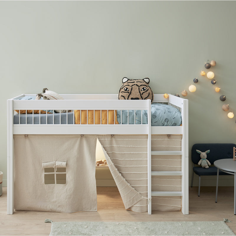 LIFETIME 'Breeze' halbhohes Bett 90x200cm in weiß