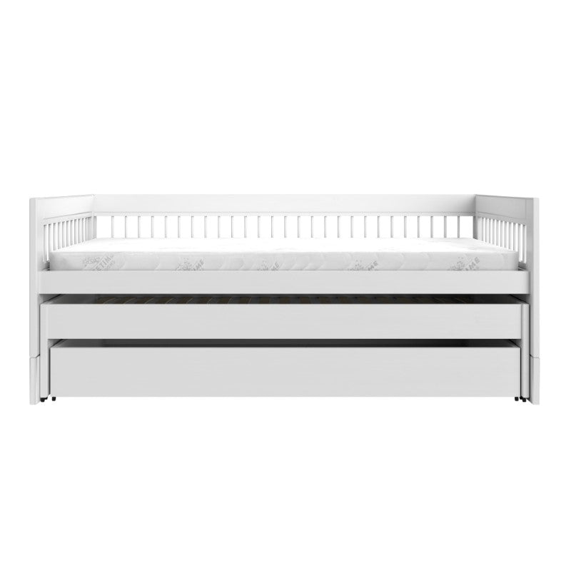 LIFETIME 'Breeze' Kojenbett mit Gästebett und Schublade 90x200cm in weiß