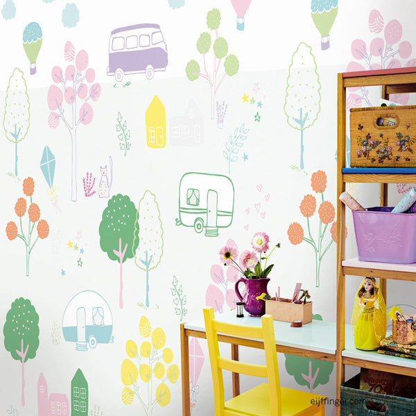 Eijffinger Rice "Everyday Magic" Tapetenwandbild Roadtrip