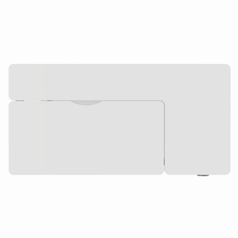 LIFETIME elektrisch verstellbarer Schreibtisch ERGO mit Klappteil links