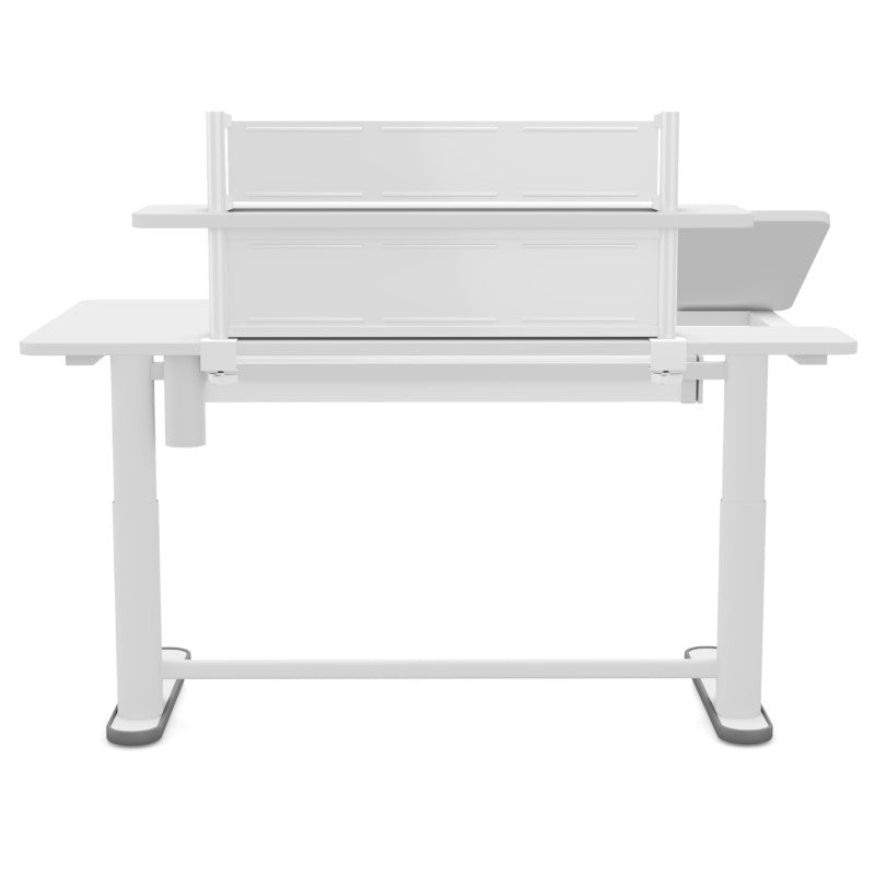 LIFETIME elektrisch verstellbarer Schreibtisch ERGO mit Klappteil links