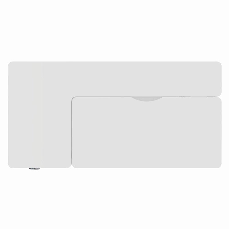 LIFETIME elektrisch verstellbarer Schreibtisch ERGO mit Klappteil rechts