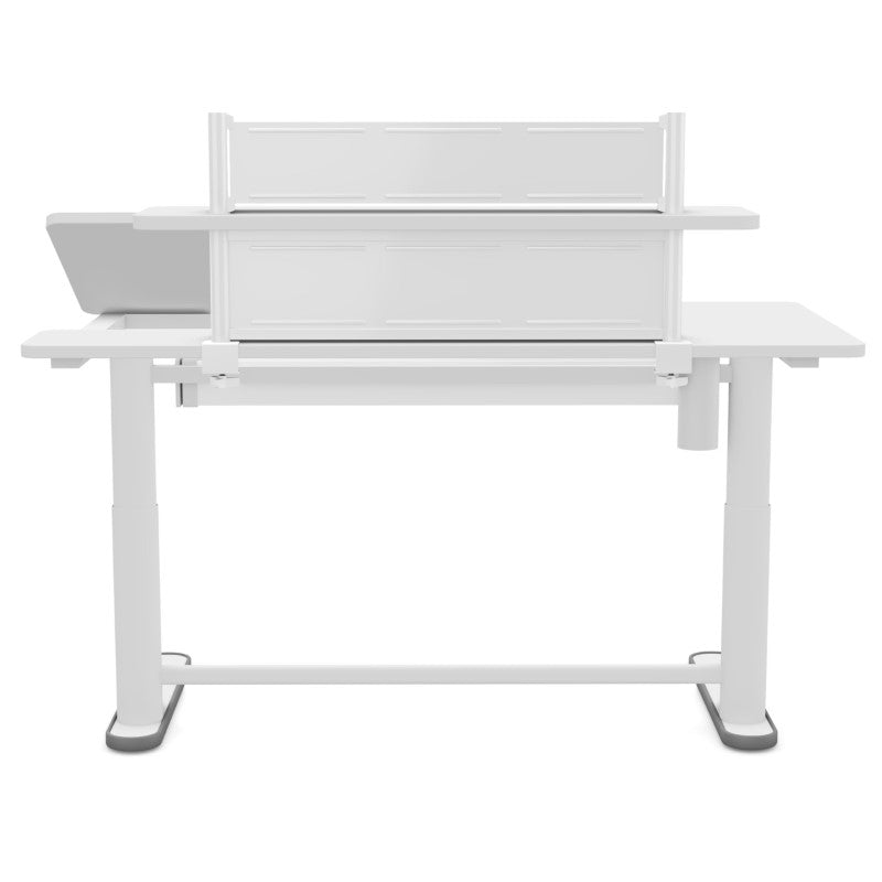 LIFETIME elektrisch verstellbarer Schreibtisch ERGO mit Klappteil rechts