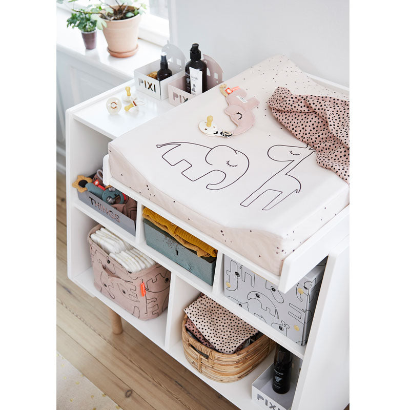 Done by Deer Schnullertuch / Spielzeug 'Elphee Elefant' rosa ca. 14cm