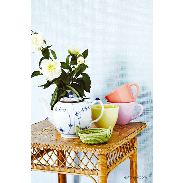 Eijffinger Rice "Everyday Magic" Tapete Bast hellblau-mint