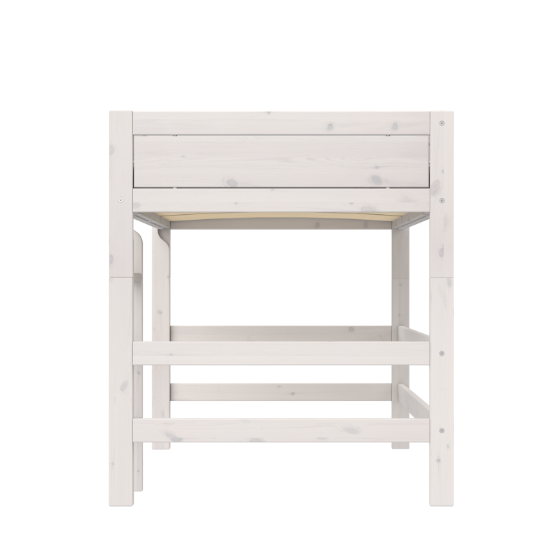 LIFETIME Original Mittelhochbett mit Leiter in 120x200cm in weiß oder white wash