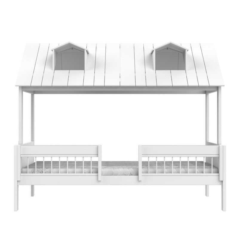 LIFETIME Beachhouse Bett 120x200cm in weiß mit Deluxe-Lattenrost