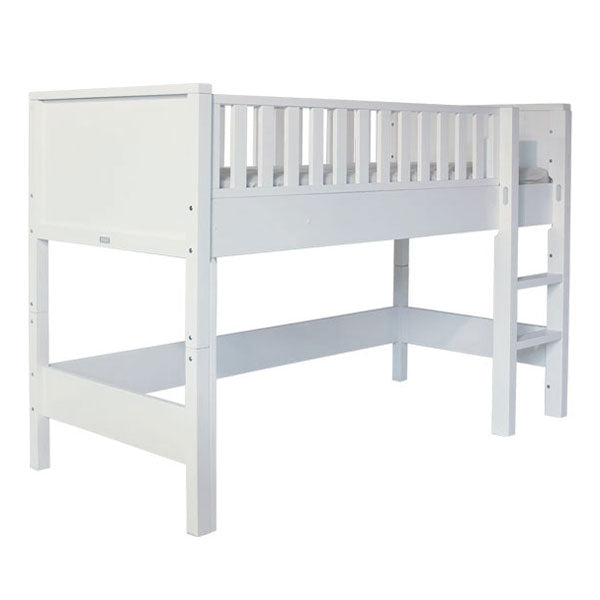 Bopita Mix&Match Nordic halbhohes Bett 90x200cm - gerade Treppe