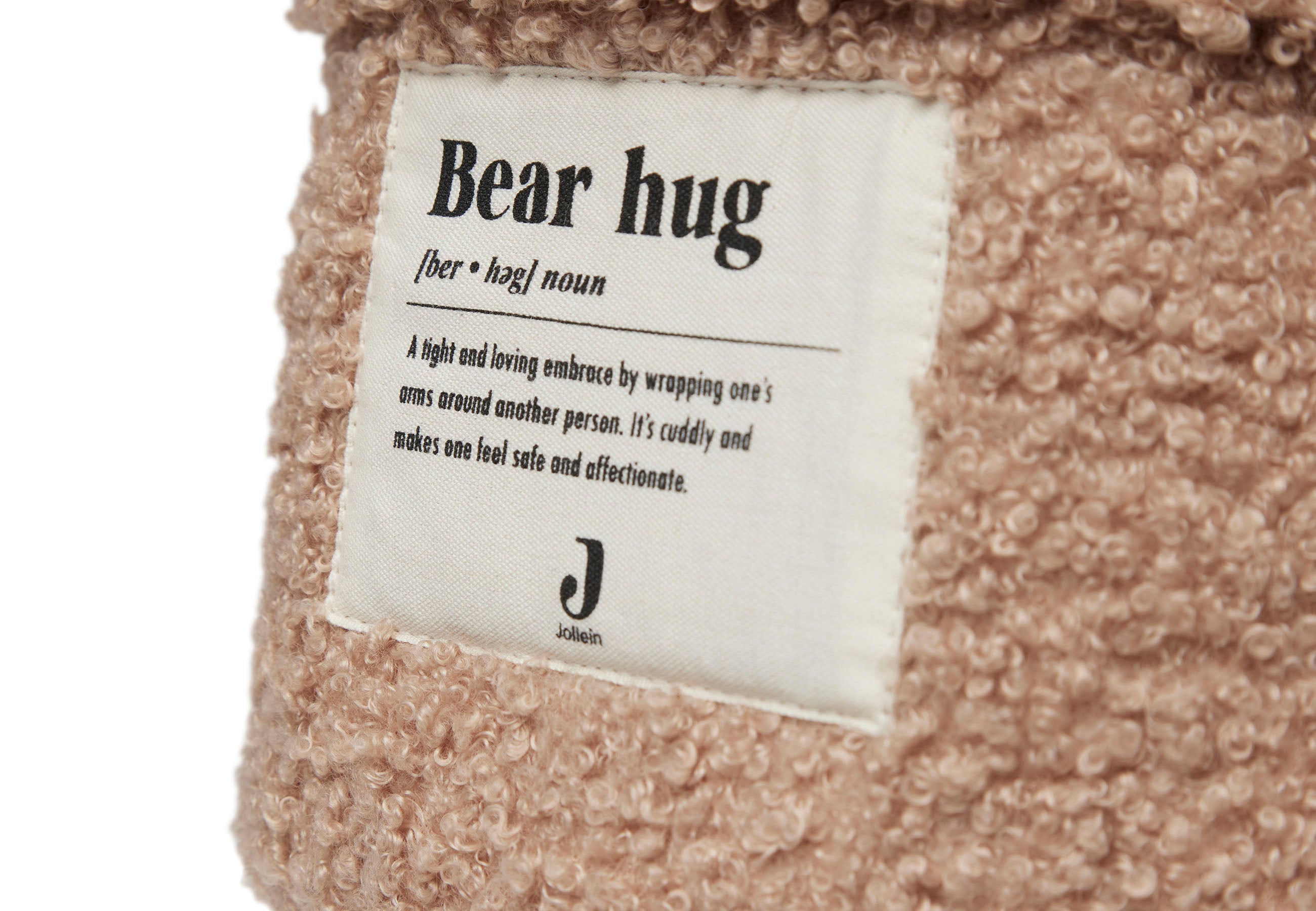 Jollein Aufbewahrungskorb Bouclé in biscuit