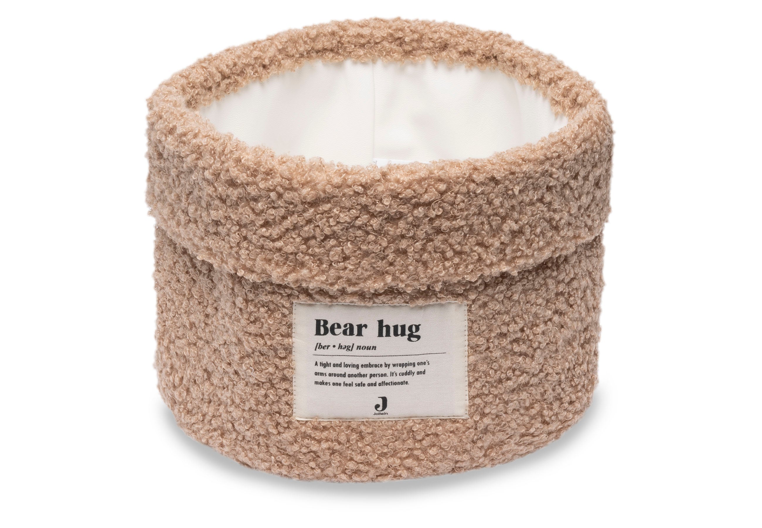 Jollein Aufbewahrungskorb Bouclé in biscuit