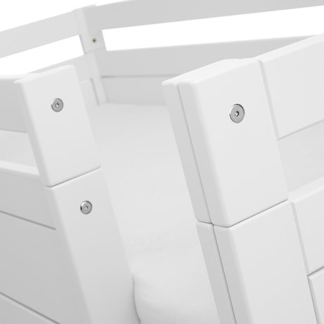 LIFETIME Sicherheitserhöhung für schräge Leiter in weiß oder white wash