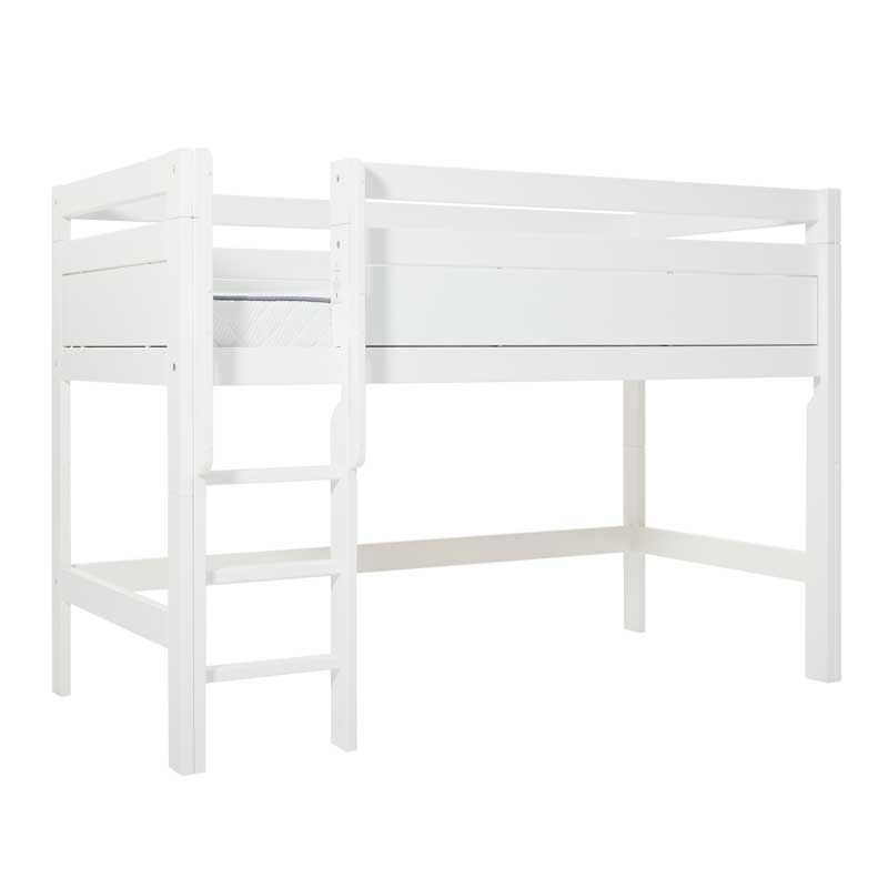 LIFETIME Sicherheitserhöhung für gerade Leiter in weiß und white wash