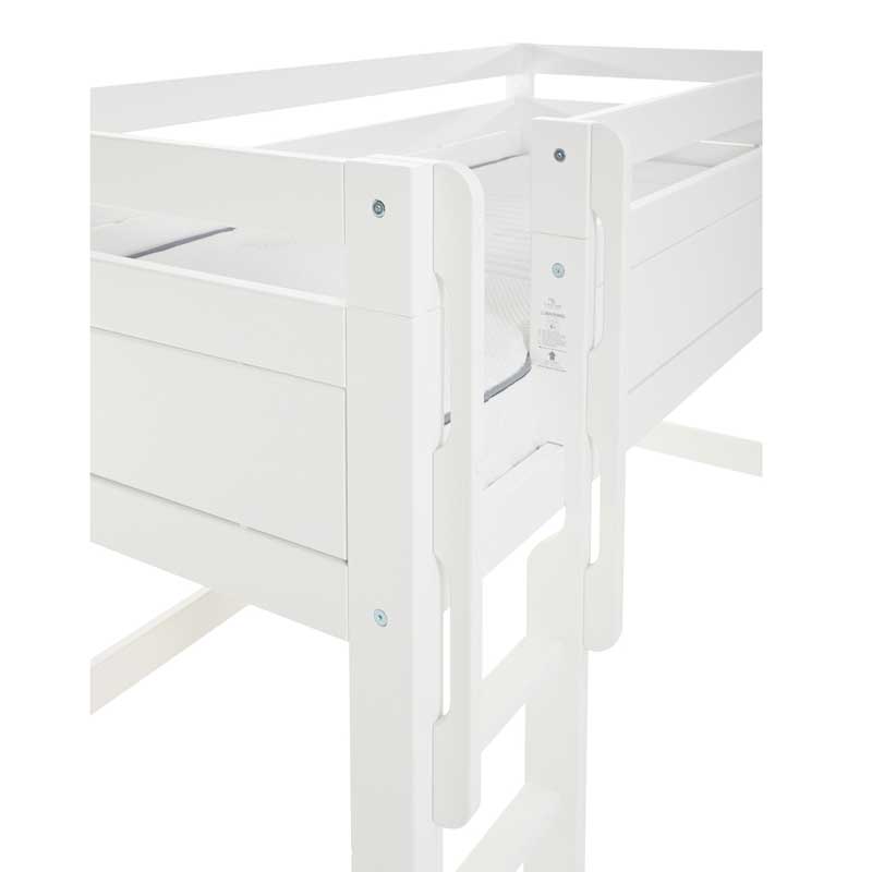 LIFETIME Sicherheitserhöhung für gerade Leiter in weiß und white wash