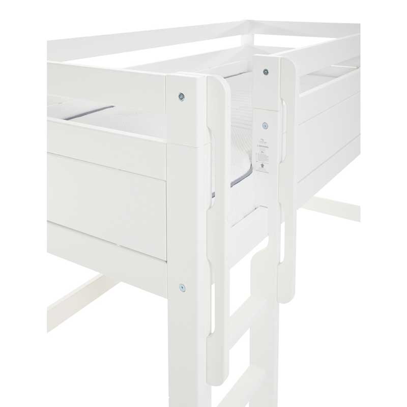 LIFETIME Sicherheitserhöhung für gerade Leiter in weiß und white wash