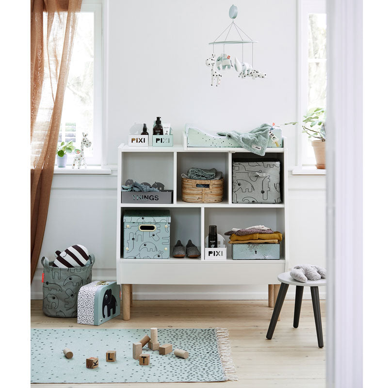 Done by Deer Schnullertuch / Spielzeug 'Croco Krokodil' jade-grün ca. 17cm