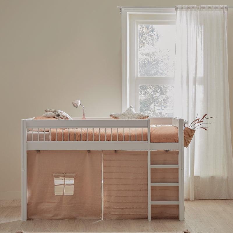 LIFETIME Spielvorhang für Halbhochbett 'Essence' in peach