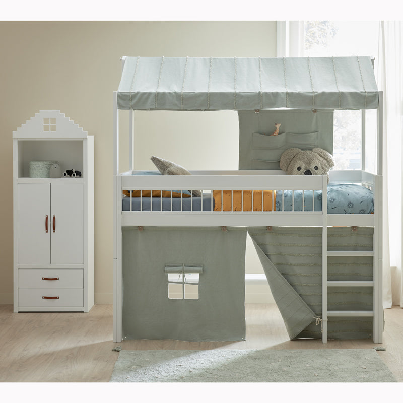 Hier abgebildet mit 'Essence' Stoffdach in blue sage