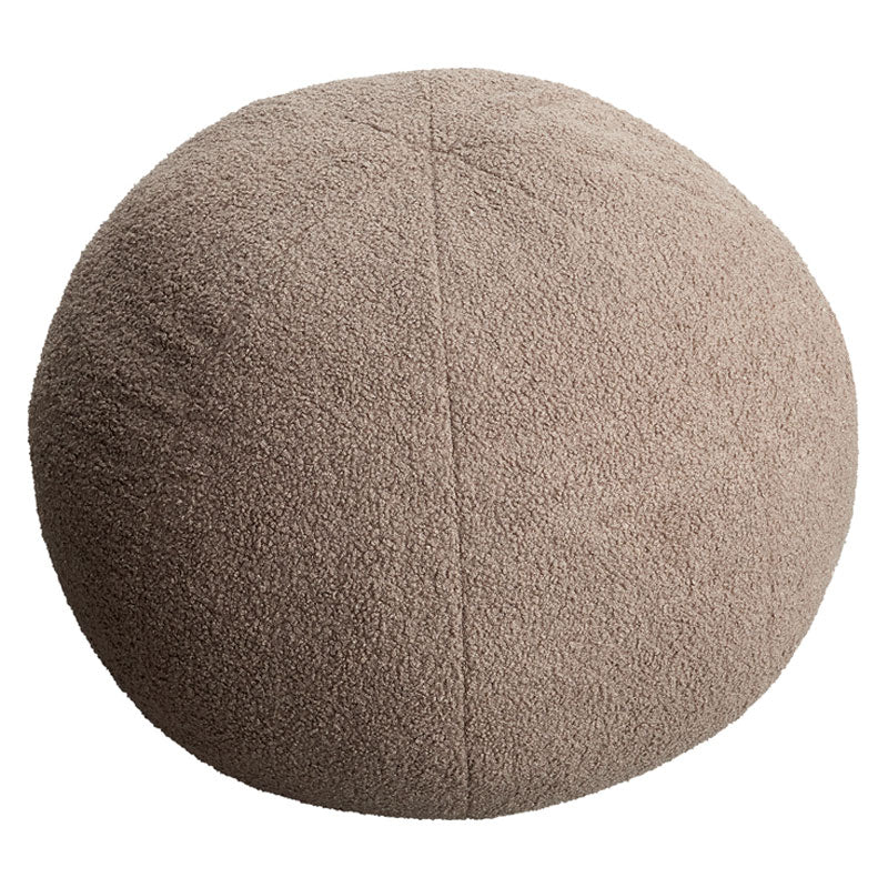 Lifetime Pouf Teddy in choco Ø50 cm