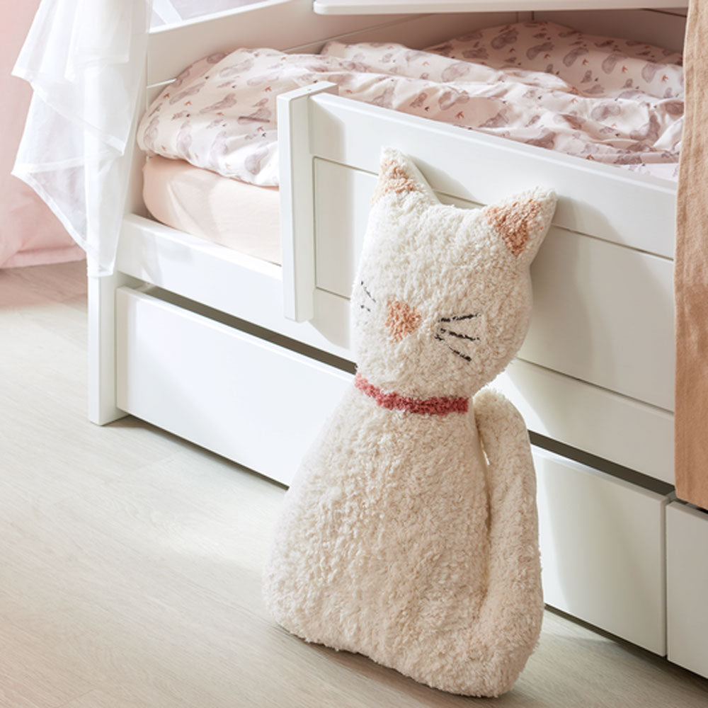 LIFETIME getuftetes Katzenkissen 'Cat & Bow' - 60x40cm