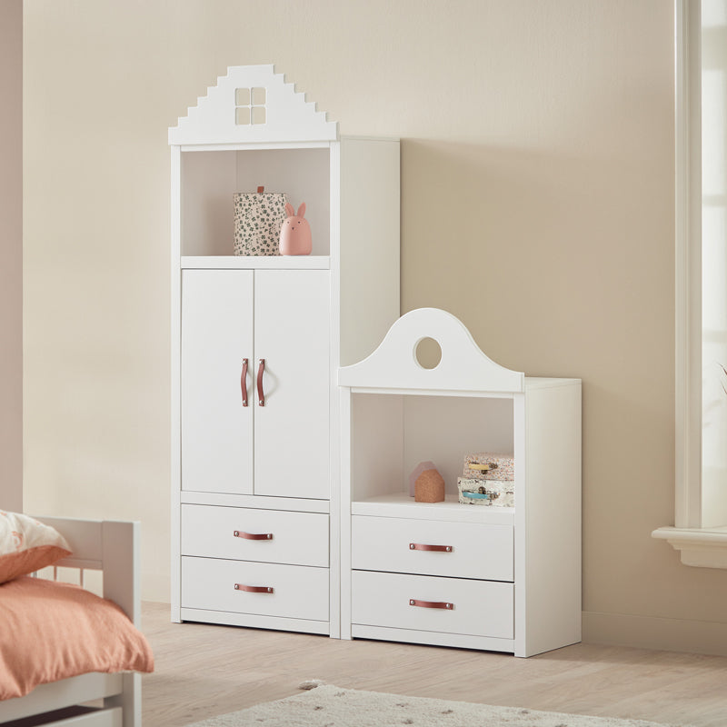 LIFETIME Regalsystem - Bücherregalaufsatz Dach in weiß