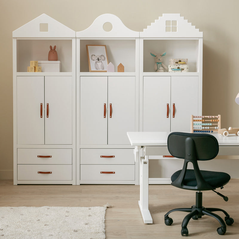 LIFETIME Regalsystem - Bücherregalaufsatz Dach in weiß