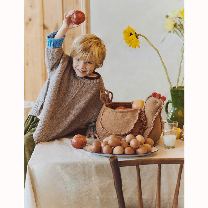 Lorena Canals Korb "Chicken" 48x32x29 cm